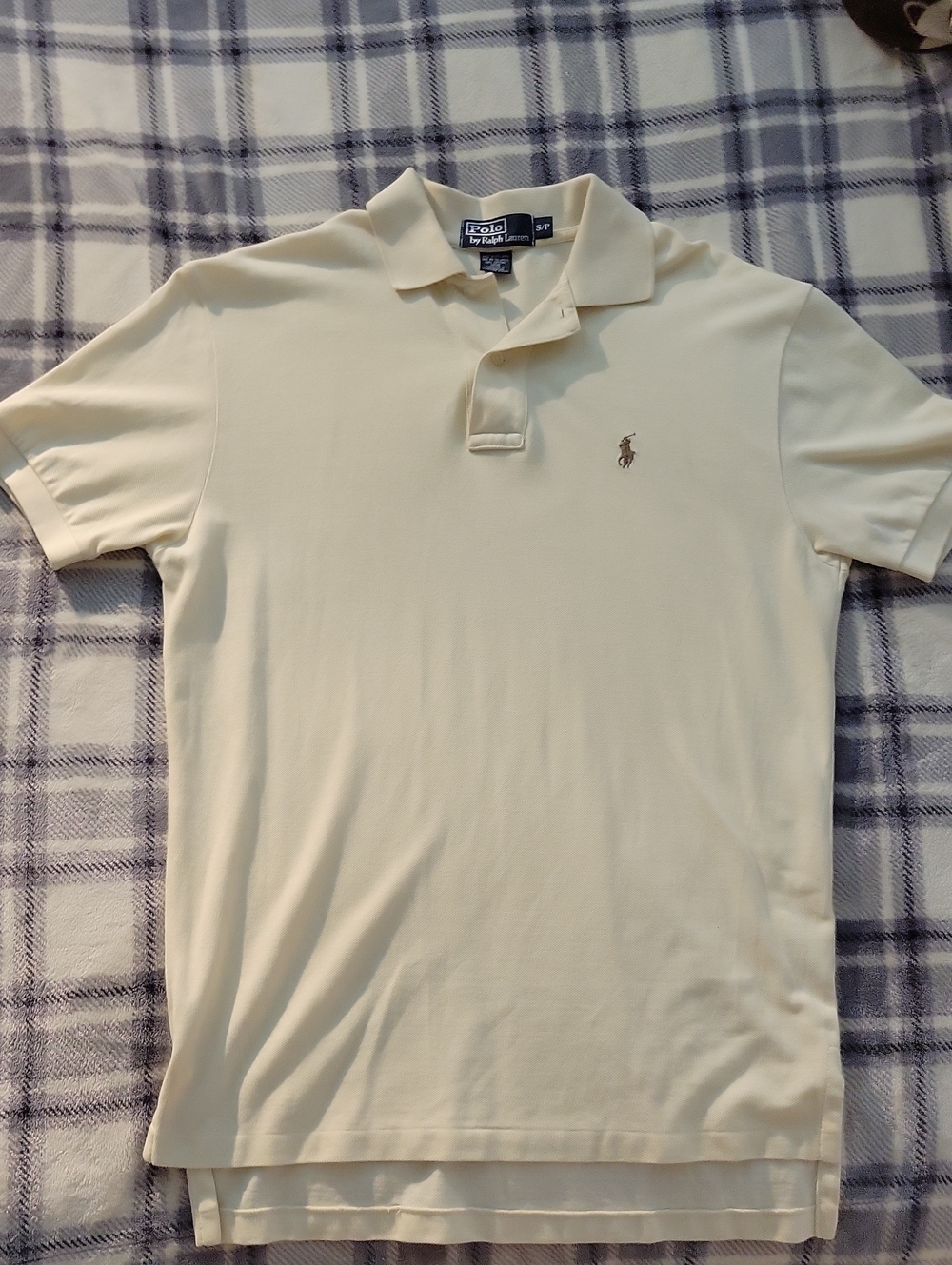 Ralph Lauren Light Yellow Polo with Embroidered Pony